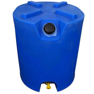 30 Gallon Stackable Water Storage Tank w/ Water Treatment