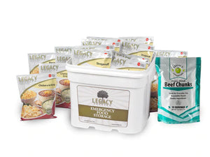 79 Serving Freeze Dried Beef and Entree Combo Bucket