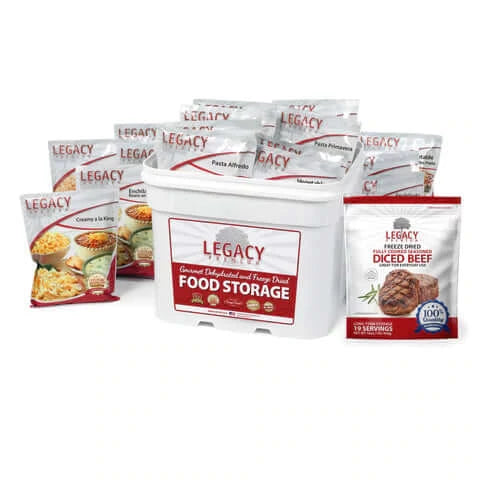 freeze dried beef entree bucket
