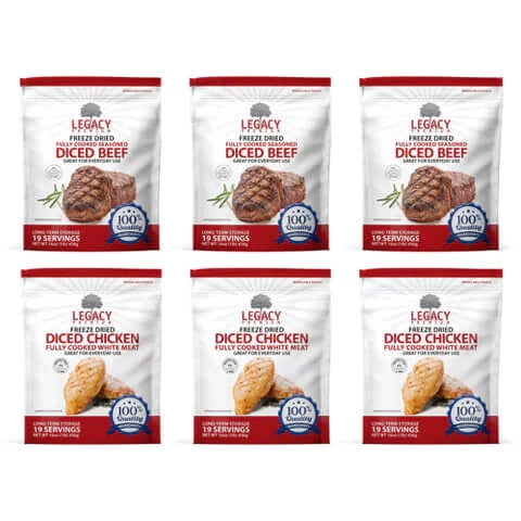freeze dried meat package