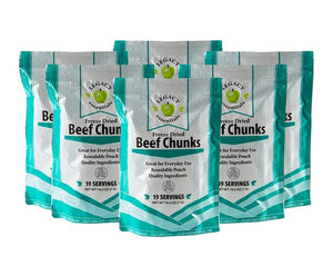 100% USDA Freeze Dried Beef Dices