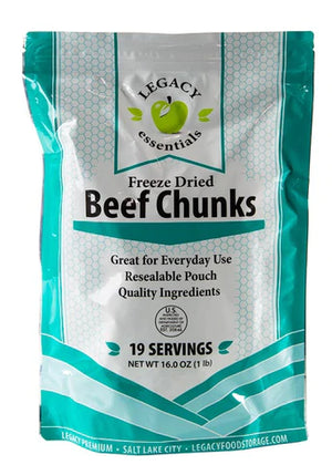 100% USDA Freeze Dried Beef Dices