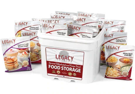 emergency food sample pack