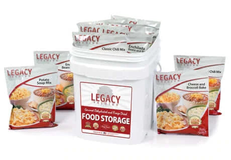 freeze dried entree bucket