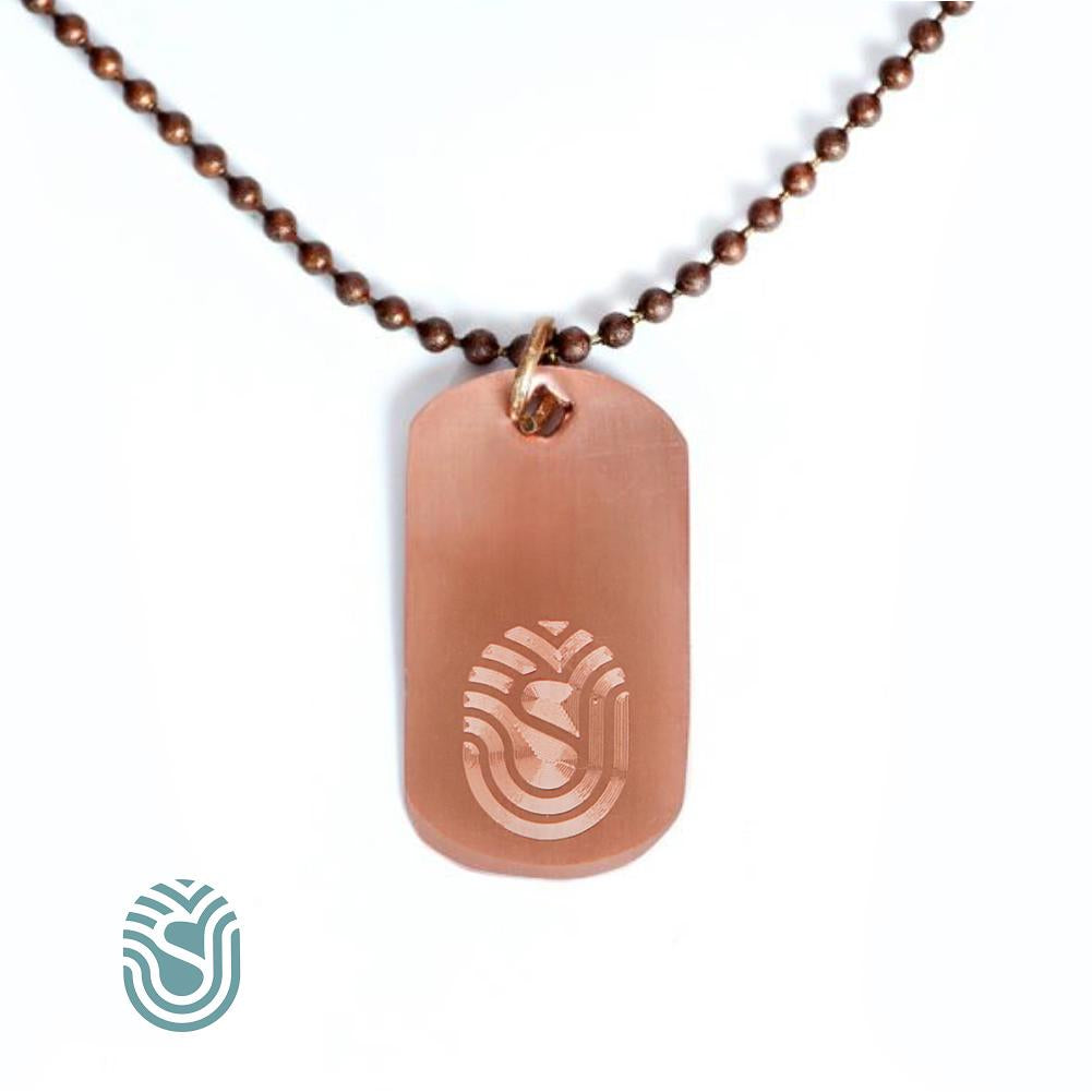 Necklace with copper Charm on 30'' Chain
