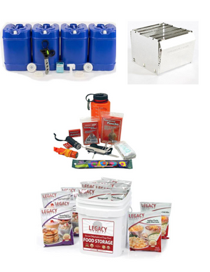 10 Day Survival Food and Water Bundle for 2