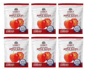 Freeze Dried Apple Slices - 6 Pack