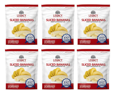 Dehydrated Banana Chips 6 - Pack