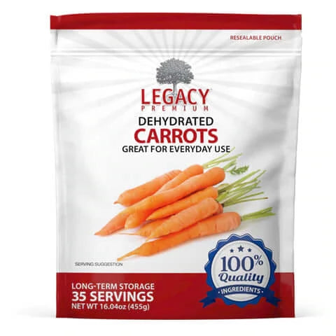 dehydrated carrots