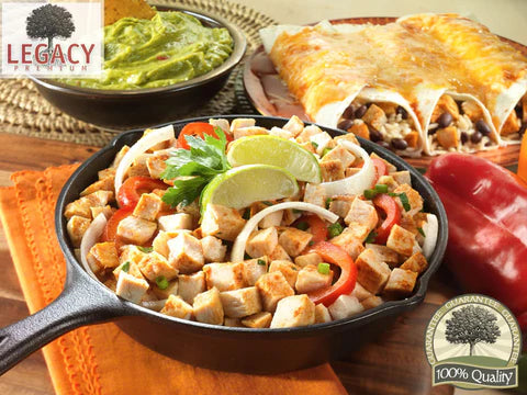 100% USDA Freeze Dried Chicken Dices 6-Pack