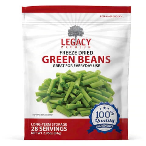 freeze dried green beans
