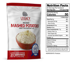 Instant Mashed Potatoes - 6 Pack