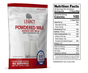 USDA Grade "A" Powdered Milk
