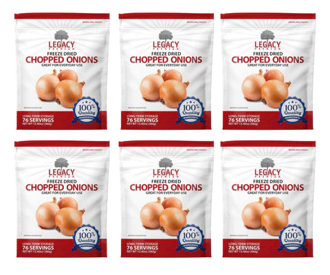 Bulk Dried Chopped Onions - 6 Pack