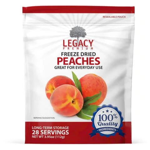 freeze dried peaches
