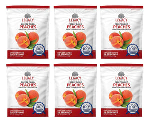 Freeze Dried Peaches - 6 Pack