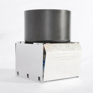 Emergency Stove 96 Hour Survival Fuel Source + Stove, Wrench & Gloves